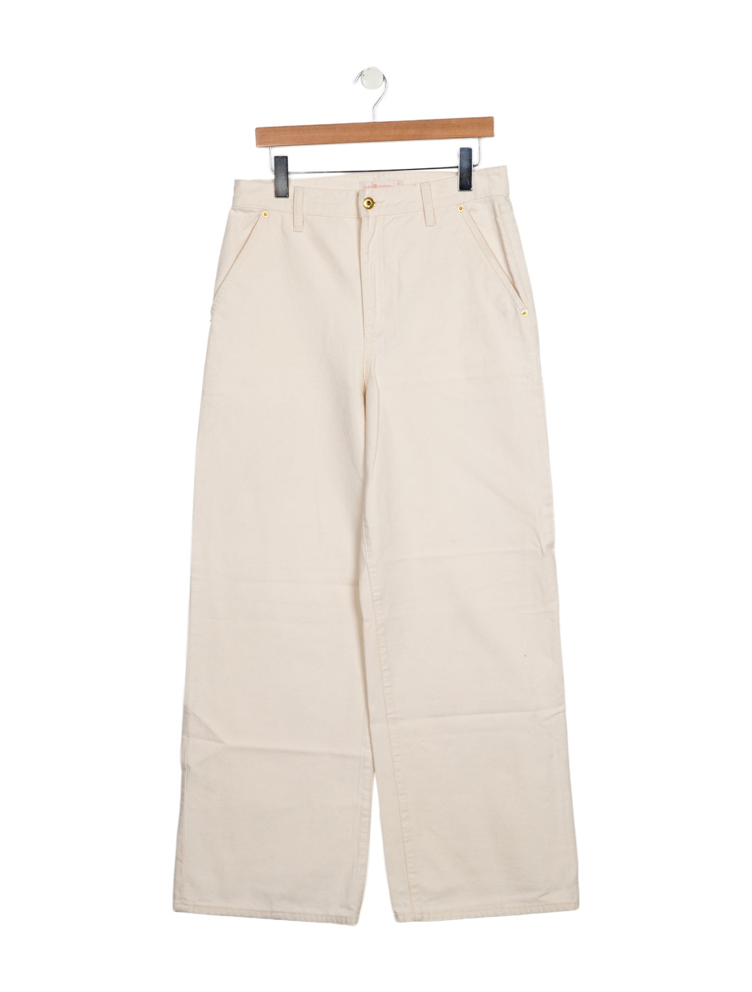 Tory Burch High-Rise Wide Leg Jeans