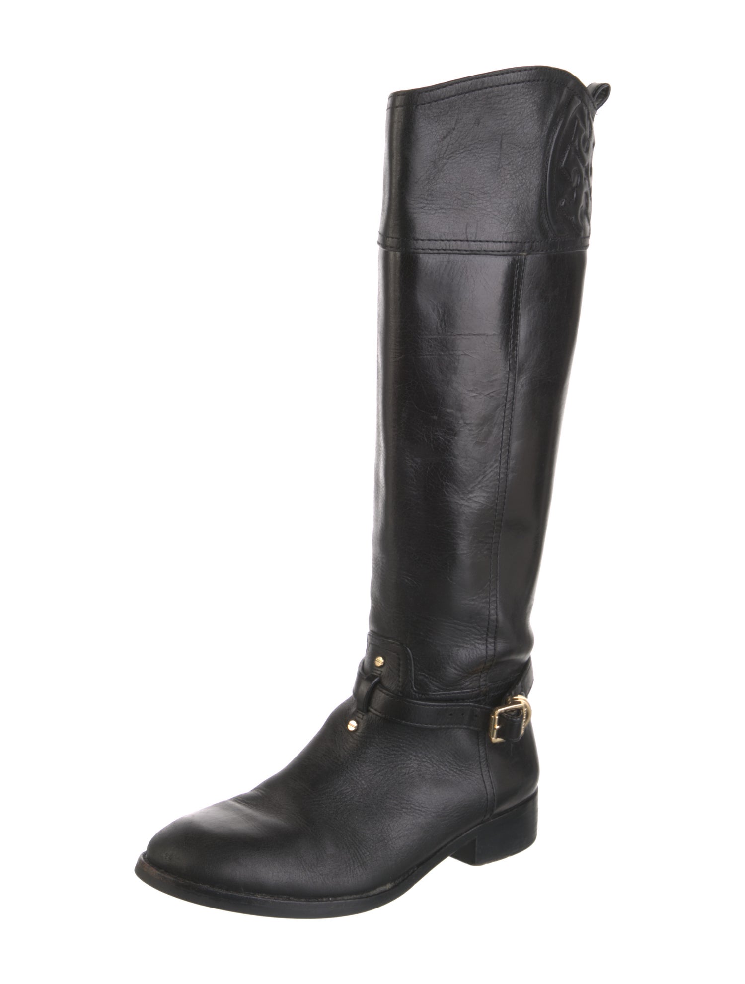 Tory Burch Leather Riding Boots