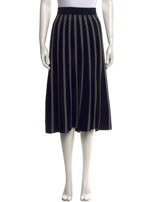 Tory Burch Striped Knee-Length Skirt