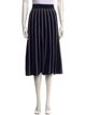 Tory Burch Striped Knee-Length Skirt