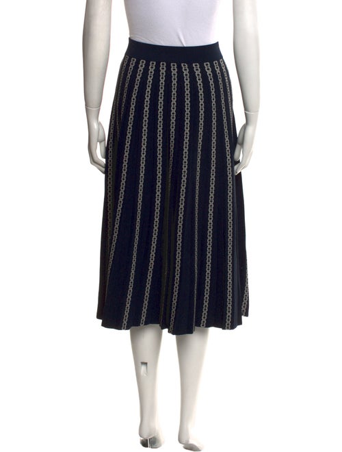 Tory Burch Striped Knee-Length Skirt