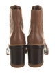 Tory Burch Leather Lace-Up Boots