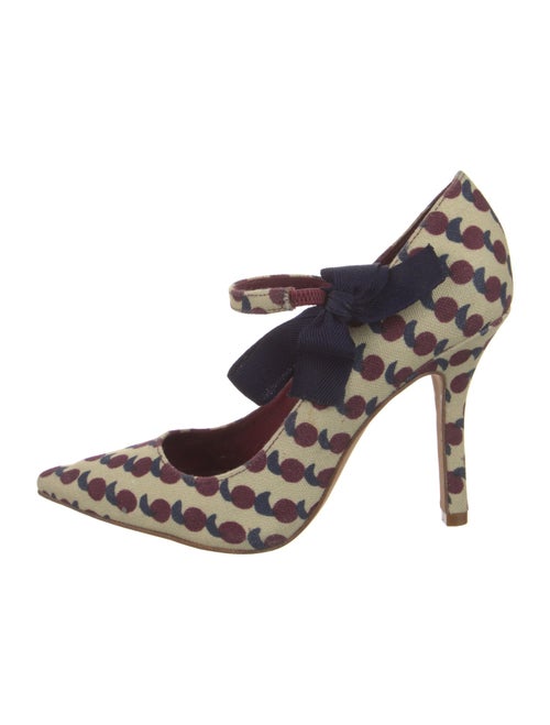 Tory Burch Canvas Printed Pumps