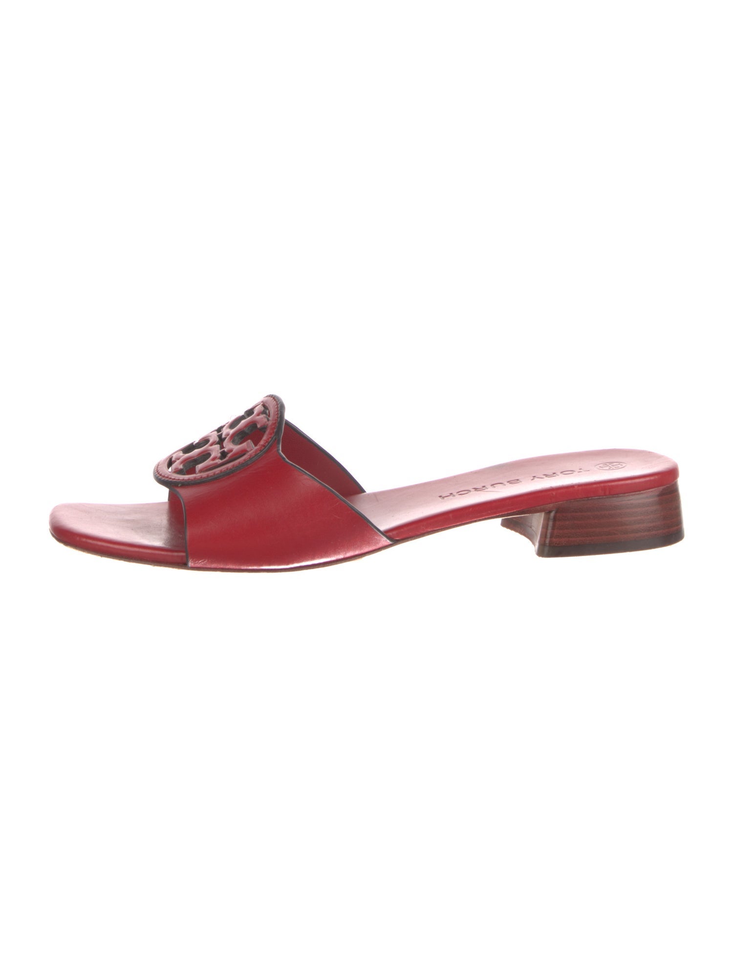 Tory Burch Leather Slides