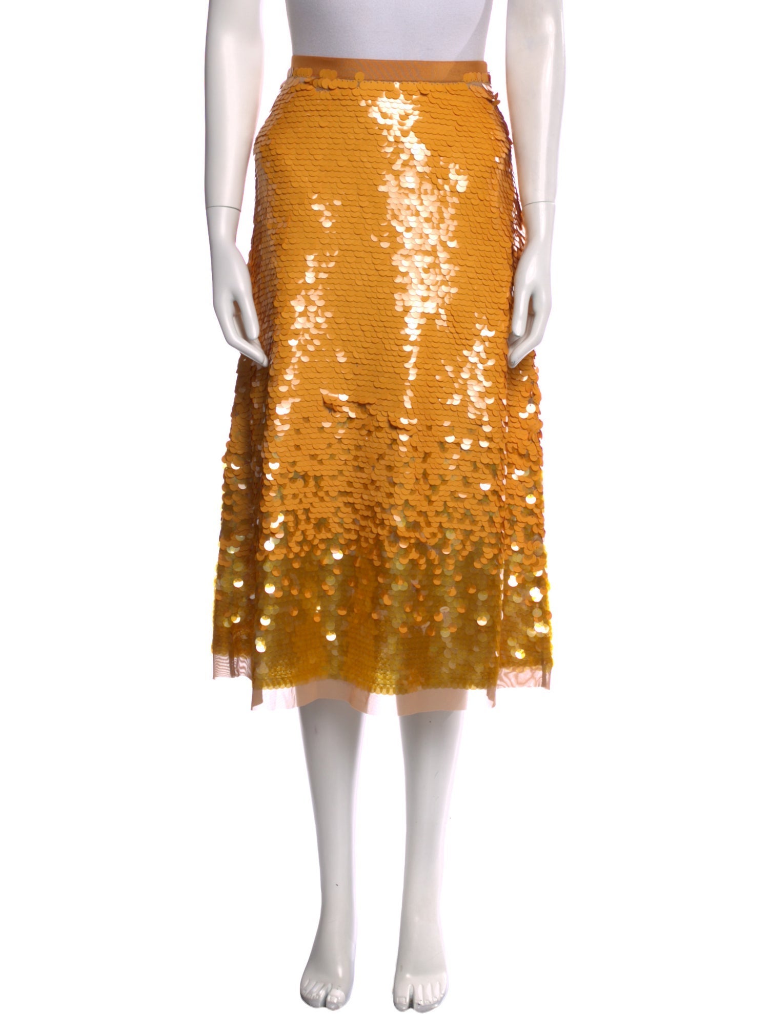 Tory Burch Sequin Embellishments Midi Length Skirt w/ Tags