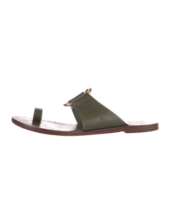 Tory Burch Leather Slides