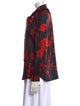 Tory Burch Silk Floral Print Blouse