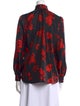 Tory Burch Silk Floral Print Blouse