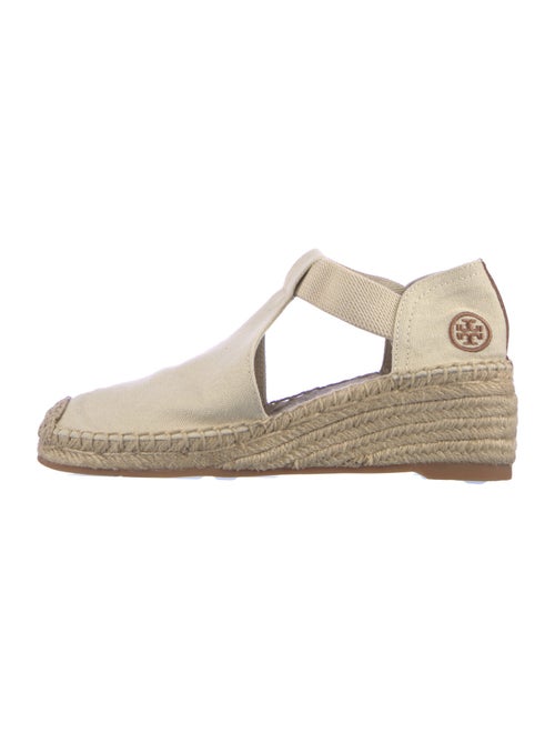 Tory Burch Canvas T-Strap Pumps