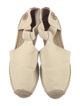 Tory Burch Canvas T-Strap Pumps