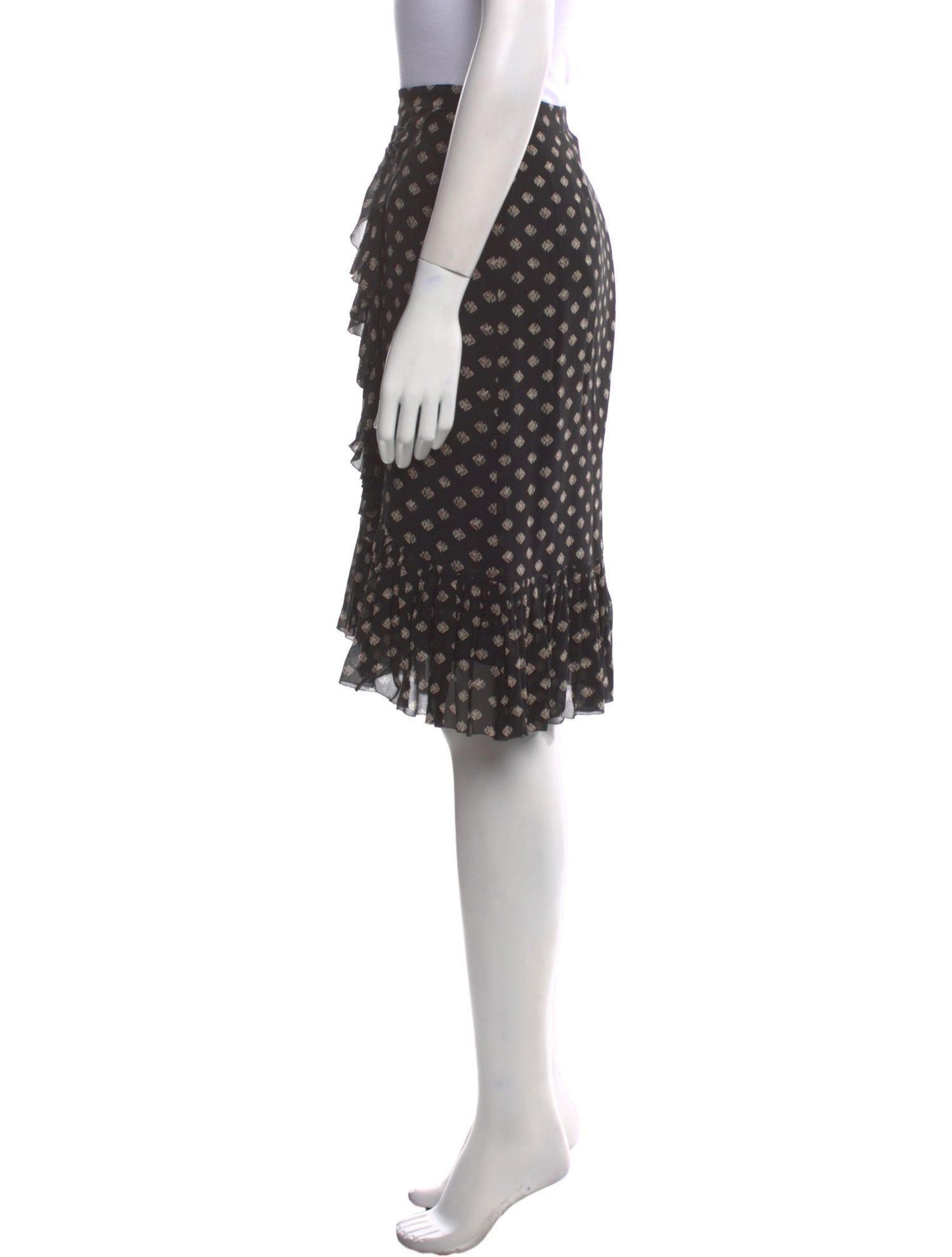 Tory Burch Silk Knee-Length Skirt