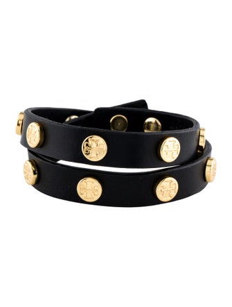 Tory Burch Leather Wrap Bracelet