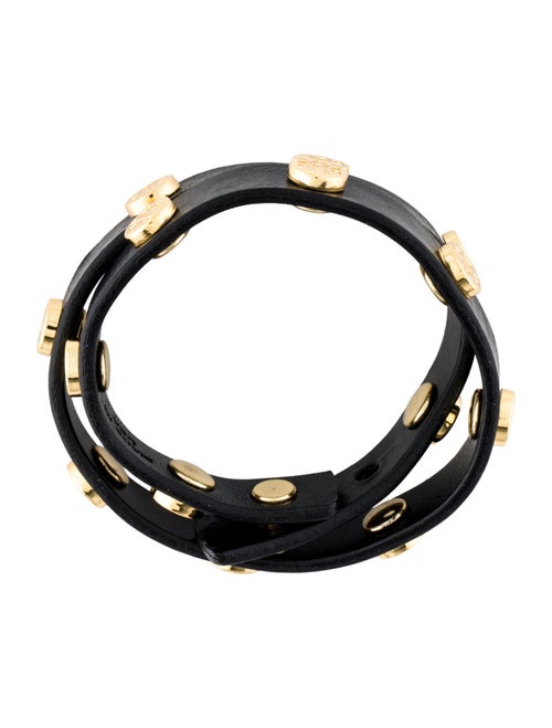 Tory Burch Leather Wrap Bracelet