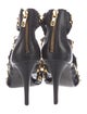 Tory Burch Leather Studded Accents T-Strap Pumps