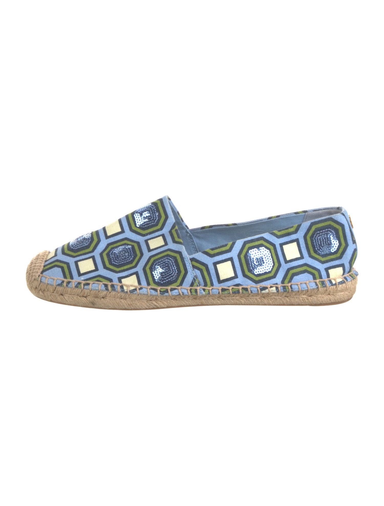 Tory Burch Canvas Printed Espadrilles