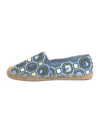 Tory Burch Canvas Printed Espadrilles