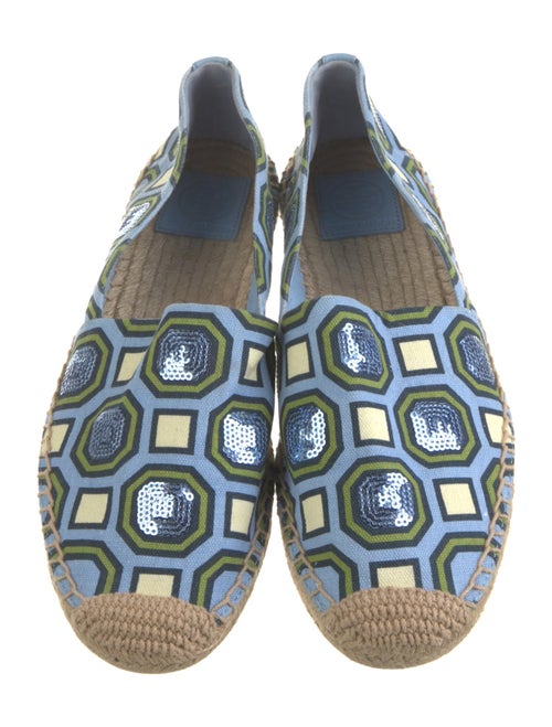 Tory Burch Canvas Printed Espadrilles