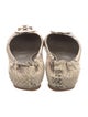 Tory Burch Leather Animal Print Ballet Flats