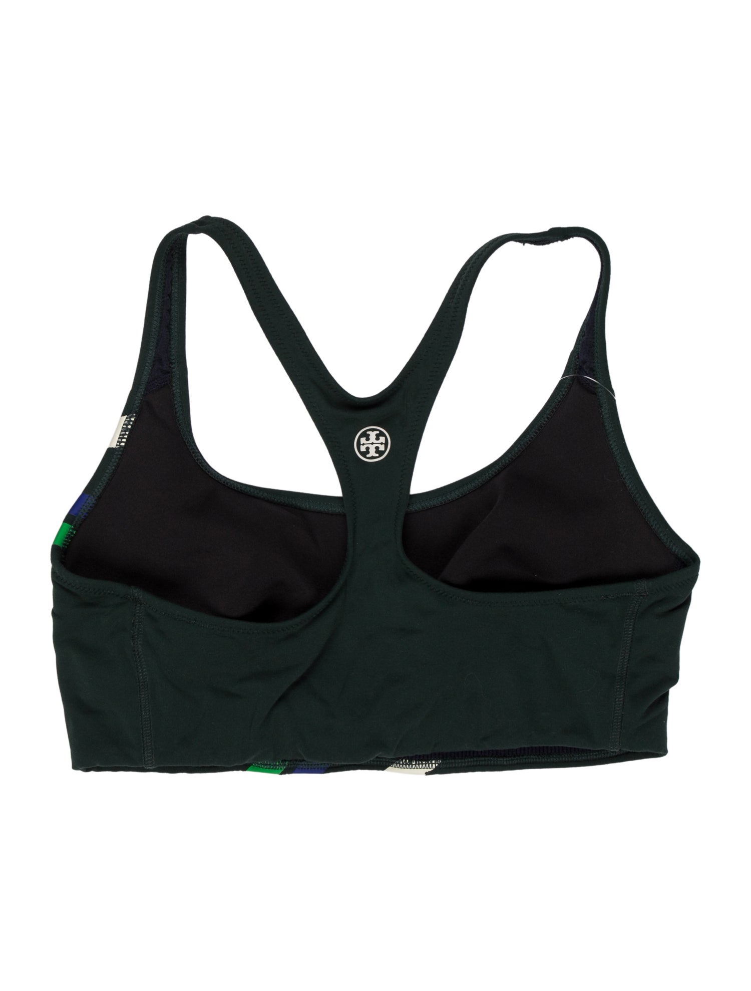 Tory Burch Graphic Print Scoop Neck Crop Top