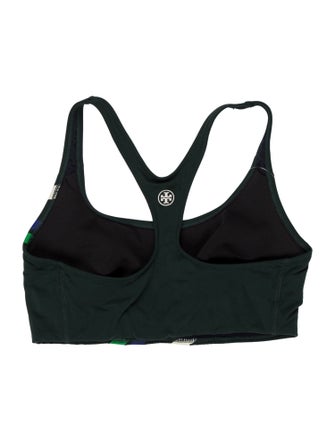 Tory Burch Graphic Print Scoop Neck Crop Top