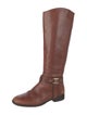 Tory Burch Leather Riding Boots
