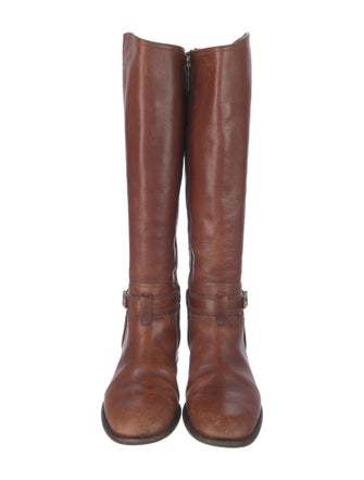 Tory Burch Leather Riding Boots