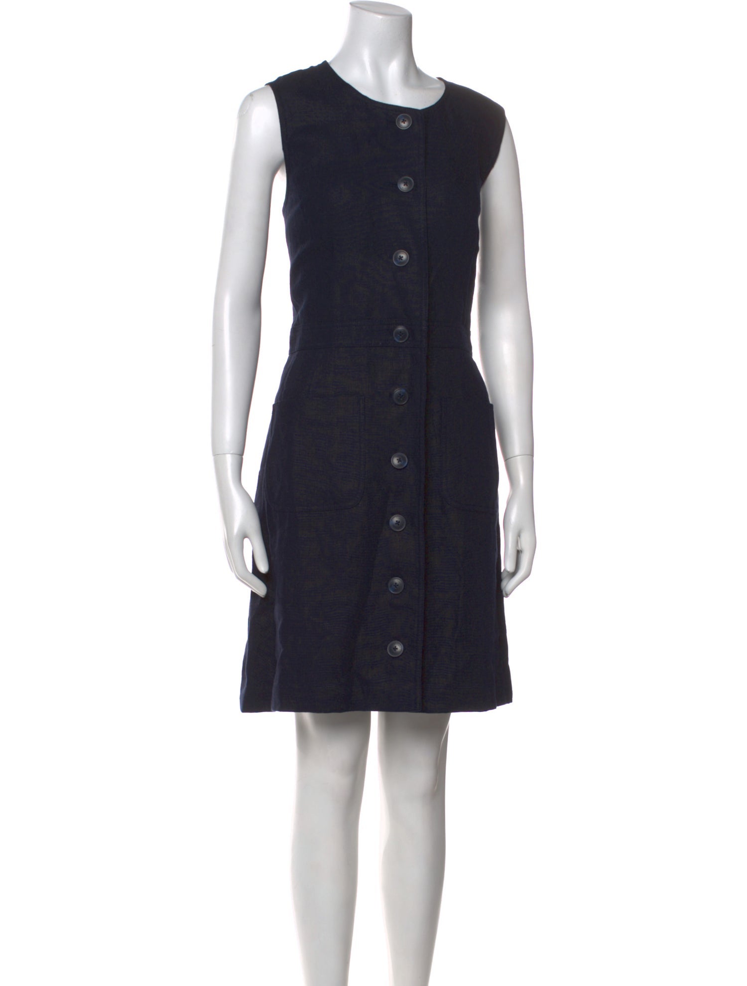 Tory Burch Linen Knee-Length Dress