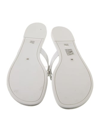 Tory Burch Leather Flip Flops