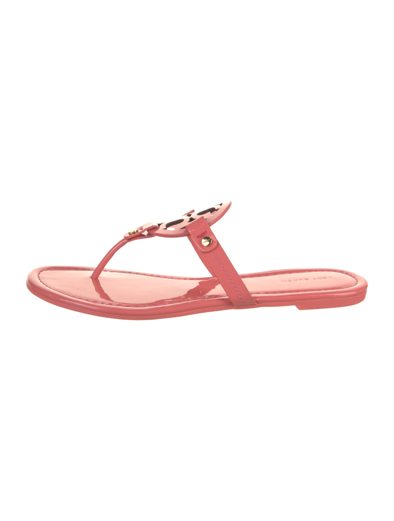 Tory Burch Patent Leather Flip Flops