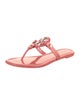Tory Burch Patent Leather Flip Flops