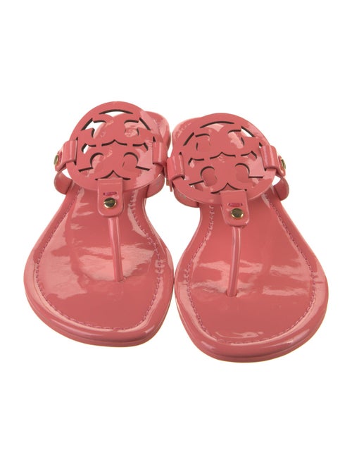 Tory Burch Patent Leather Flip Flops