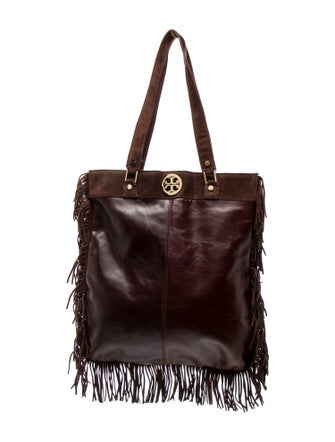 Tory Burch Leather Bucket Bag