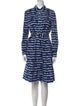 Tory Burch Tie-Dye Print Knee-Length Dress