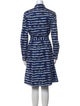 Tory Burch Tie-Dye Print Knee-Length Dress