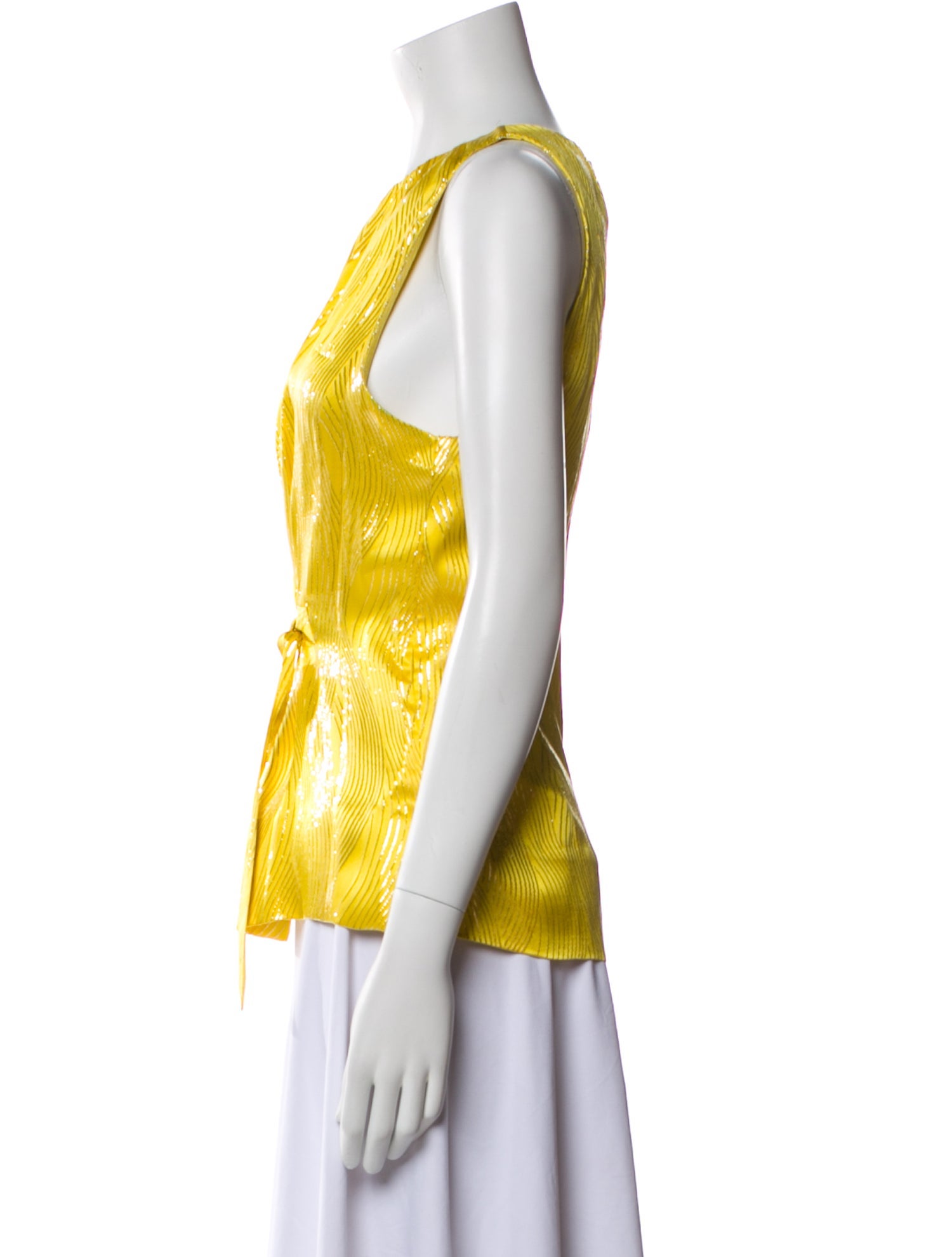 Tory Burch Silk Scoop Neck Blouse