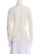 Tory Burch Silk Long Sleeve Button-Up Top