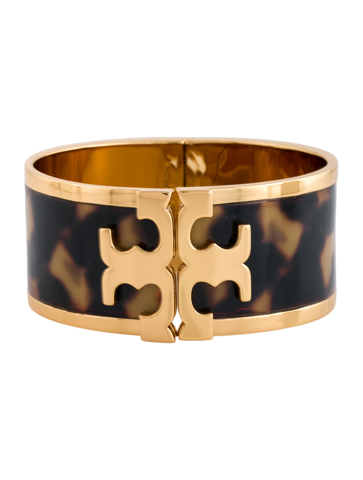 Tory Burch Enamel Kira Logo Bangle Bracelet