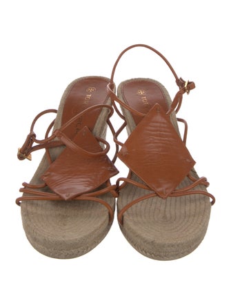 Tory Burch Leather Espadrilles