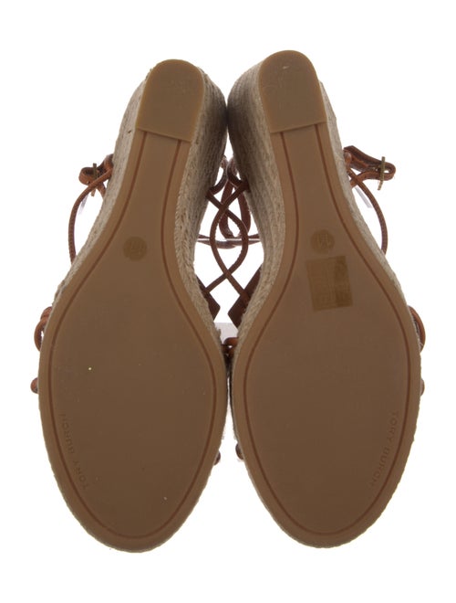 Tory Burch Leather Espadrilles