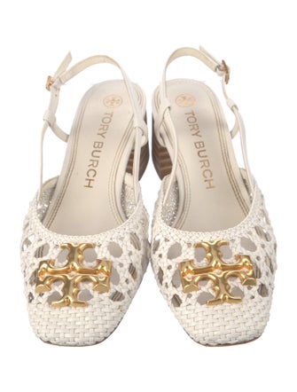 Tory Burch Leather Slingback Pumps