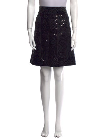 Tory Burch Sequin Embellishments Knee-Length Skirt