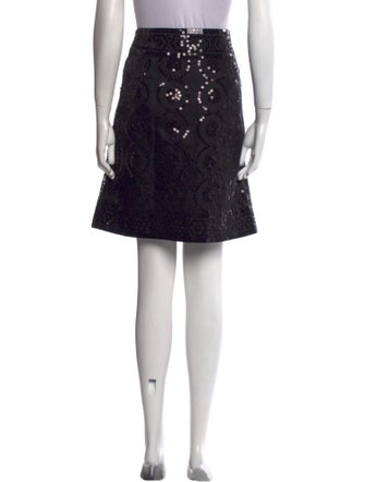 Tory Burch Sequin Embellishments Knee-Length Skirt
