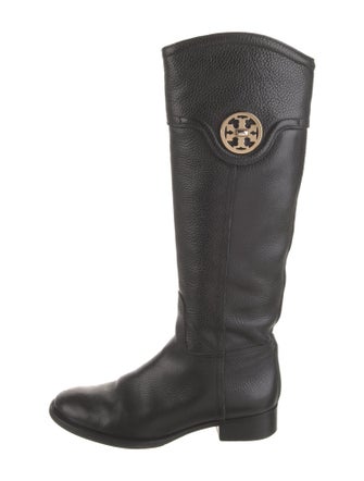 Tory Burch Leather Riding Boots