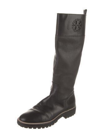 Tory Burch Leather Riding Boots