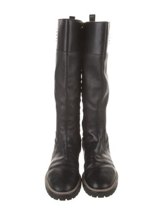 Tory Burch Leather Riding Boots