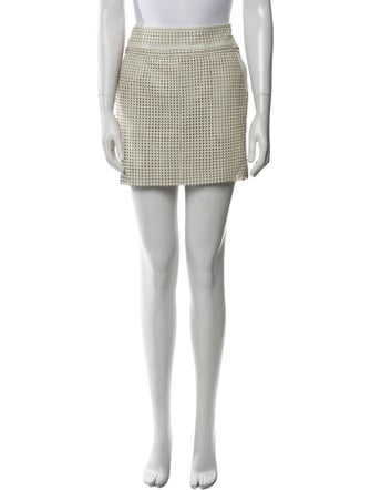 Tory Burch Leather Mini Skirt