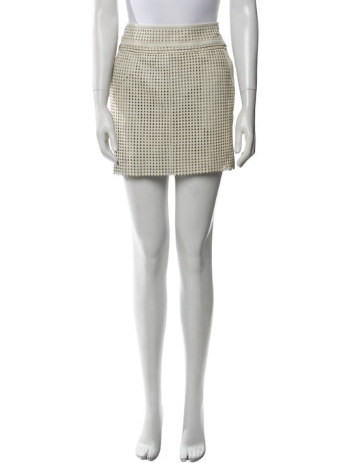 Tory Burch Leather Mini Skirt