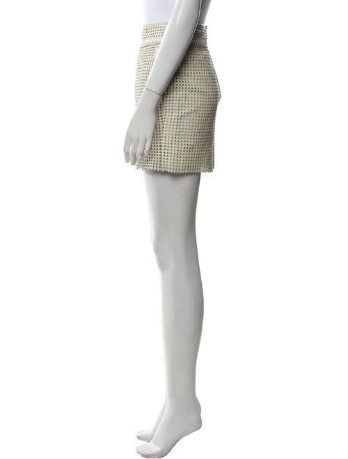 Tory Burch Leather Mini Skirt