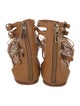 Tory Burch Leather Gladiator Sandals