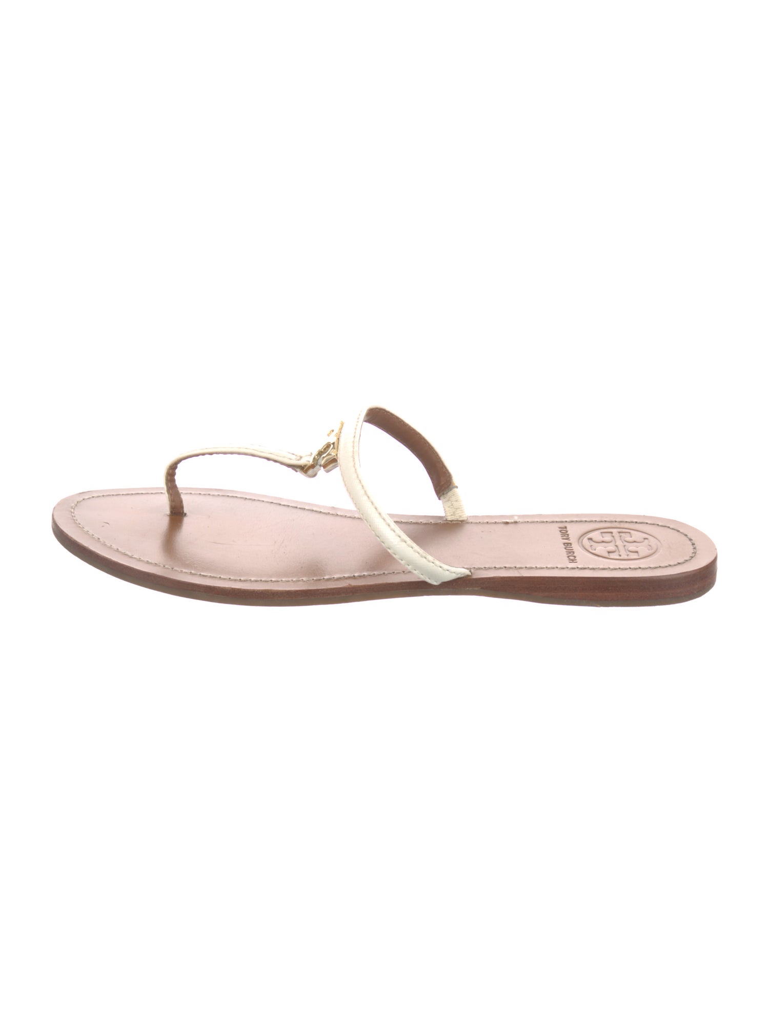 Tory Burch Leather Slides